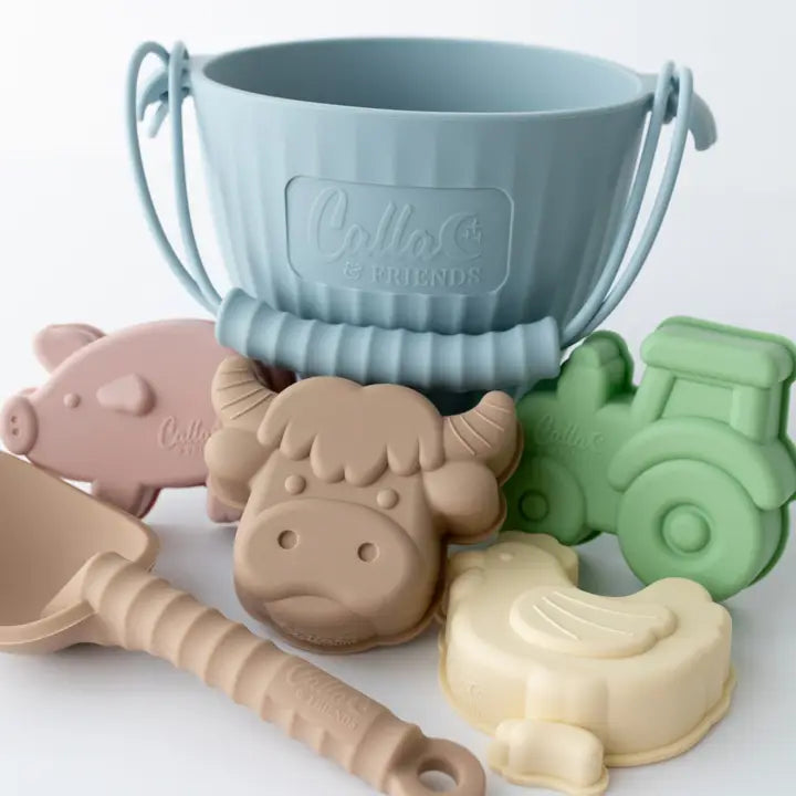 Hazel’s Farm Silicone Beach Toy Set