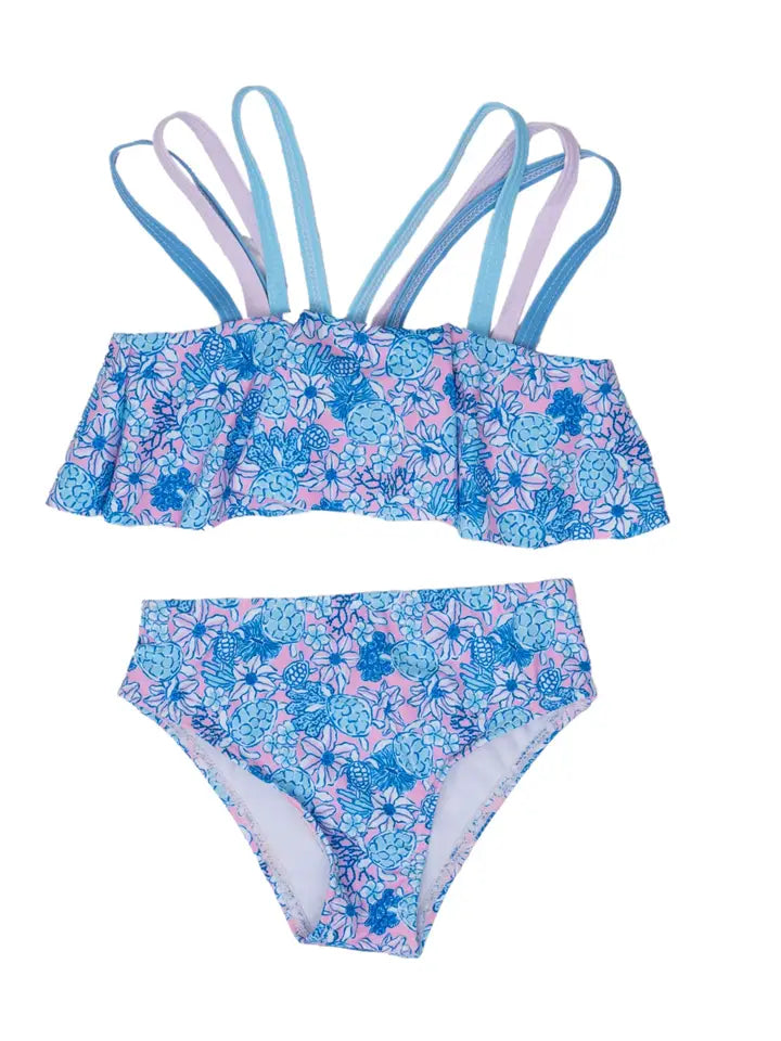 Miramar Turtley Cute Two Piece Swimsuit