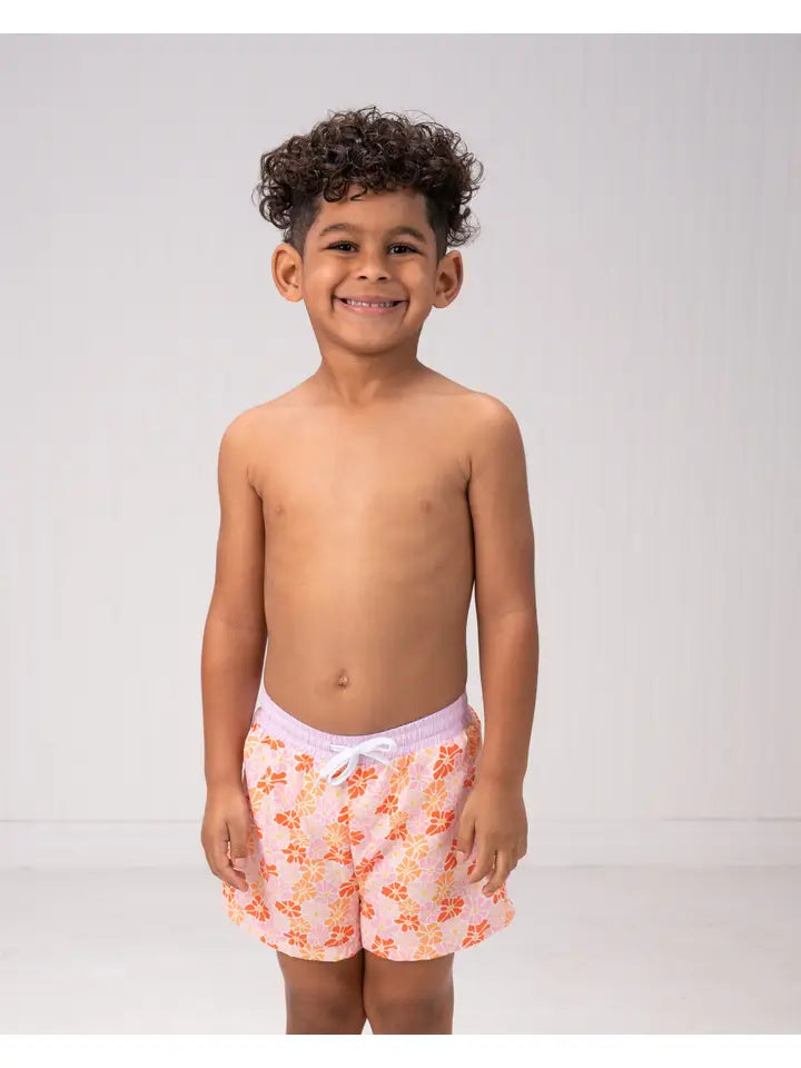 Peachy Pink Florals Trunks