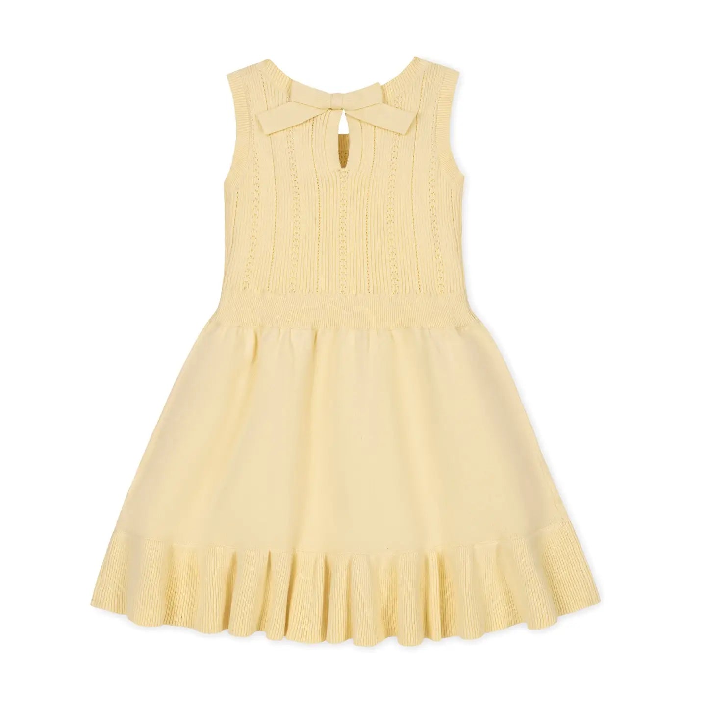 Organic Flounce Hem Sweater Dress