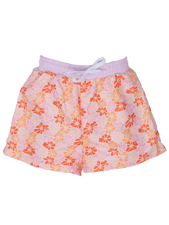 Peachy Pink Florals Trunks