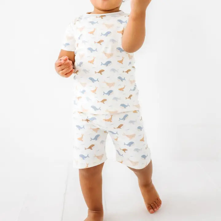 Whale Tales Short Pajamas