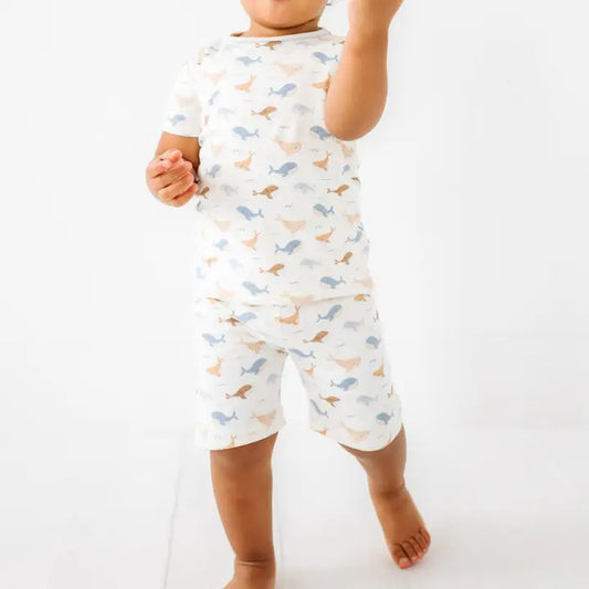 Whale Tales Short Pajamas