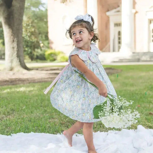 Petal Floral Float Sleeveless Girls Dress