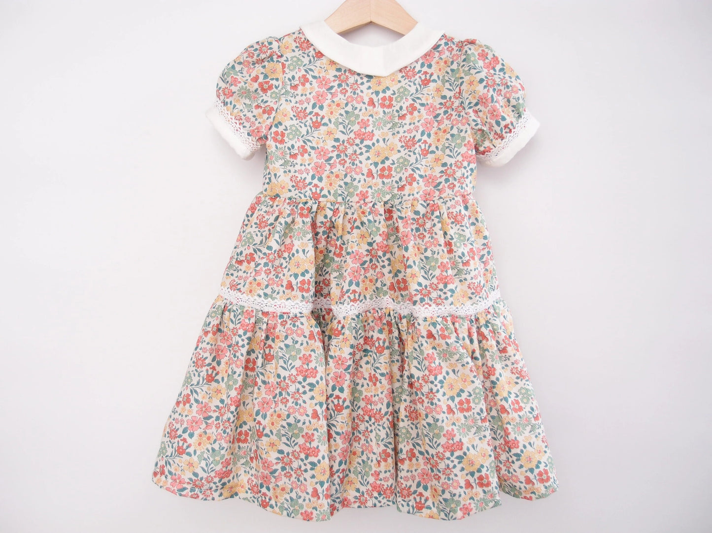 Annabelle Girl Dress Made with Liberty Fabric