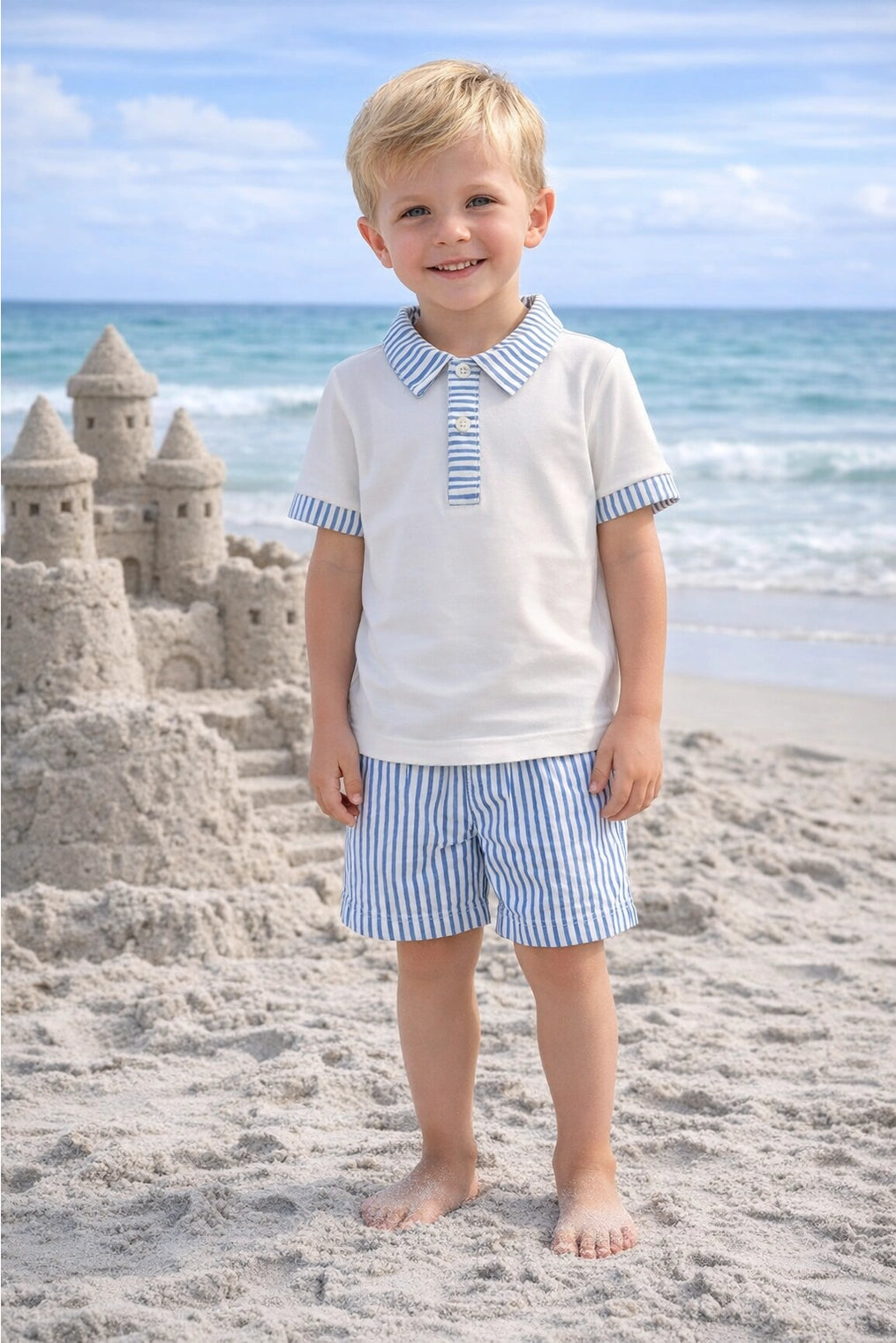 Positano 2 Pc Boy's Short Set