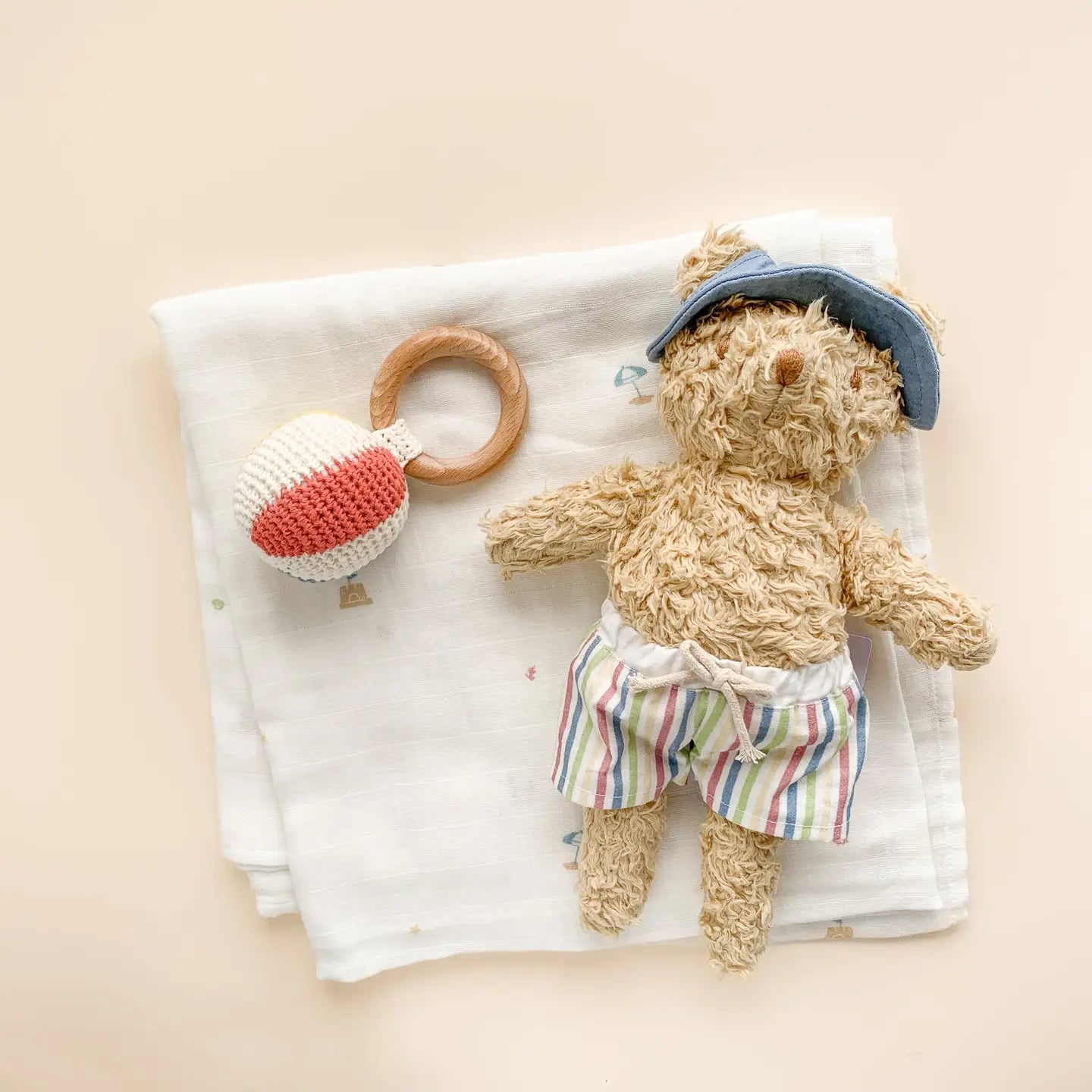 Plush Bear/Bunny Beach Toy Ocean Coastal Summer Baby Kid Swim