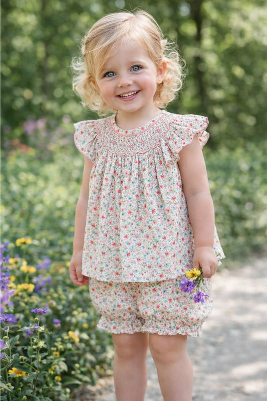 Annalynn Girls Smocked Bishop