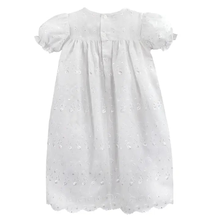 *PREORDER* Eyelet Lace Christening Gown