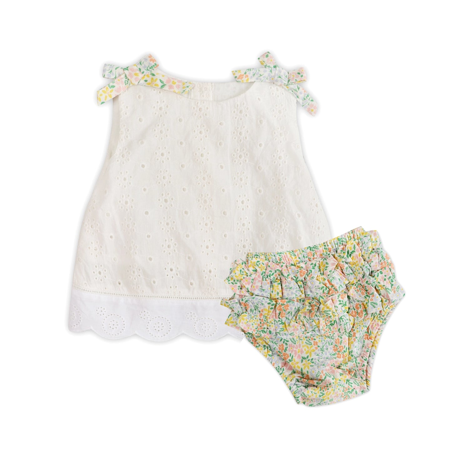 Monet Baby Top + Bloomer