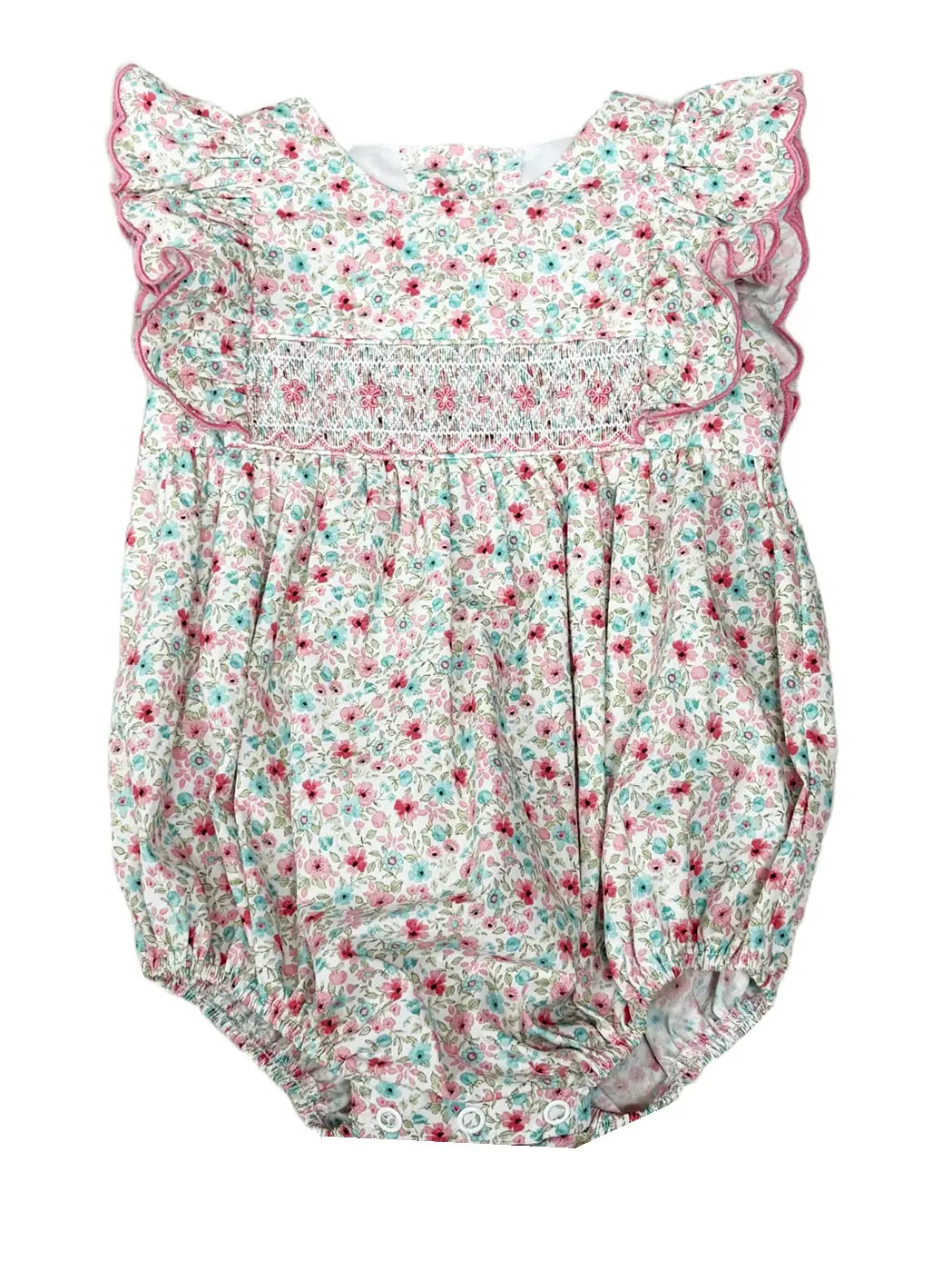 Annalynn Girls Smocked Bubble