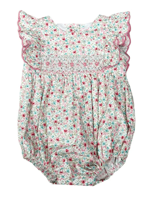 Annalynn Girls Smocked Bubble